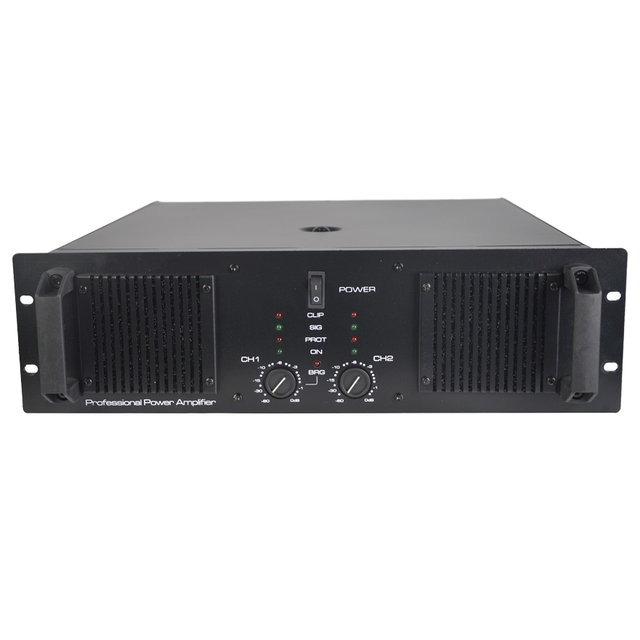 CX1800 2CH Amplifier Big Power Amplifier 2x 1800W Two Channel Amplifiers for Meeting Room Bar KTV Disco DJ Audio System