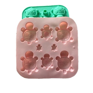 Reusable 8 Holes Big and Small Turtle Silicone Plaster <strong>Doll</strong> <strong>Mold</strong> Handmade Silicone Turtle Soap Pudding Cake Decoration <strong>Molds</strong> - Product Image 2