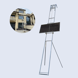 Tangga Panel surya 20M 200KG, untuk konstruksi Panel surya, <span class=keywords><strong>Platform</strong></span> Lift tetap vertikal - Product Image 3