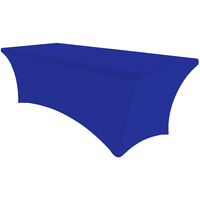 Housse de table rectangulaire de haute qualité en polyester et élasthanne pour banquets, fêtes et mariages
