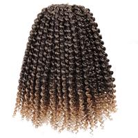 Dorsanee Passion Twist Style Boho 18 pouces 7 paquets Matériel synthétique Double trame tressée à la machine Crochet Braids Butterfly Locs Faux Locs