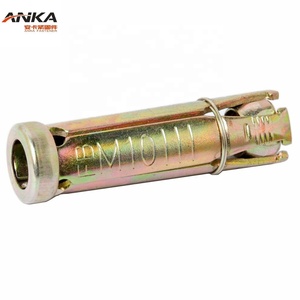 ANKA ANSI-Standard Langlebige TiCN-beschichtete Baufixierbolzen aus Kohlenstoffstahl M6-M12 3/4 Zoll Hülsenanker für Bauarbeiten - Product Image 1