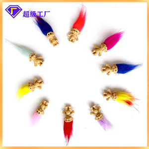 Jouets de poupées troll, figurines moulées par injection de 3 cm, mini objets de collection mignons pour enfants et adultes, décoration rétro unisexe pour la maison - Product Image 4
