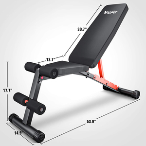 VIGFIT Foldable <strong>Weight</strong> <strong>Bench</strong> Multi Function Folding Fitness Adjustable Dumbbell Press for Home Gym <strong>Weight</strong> <strong>Lifting</strong> <strong>Weight</strong> <strong>Bench</strong> Press - Product Image 5
