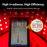 Ceinture de thérapie par photobiomodulation à lumière rouge, 105 LED, 660 nm, 850 nm, thérapie par infrarouge proche pour le soutien lombaire et le soulagement des douleurs articulaires