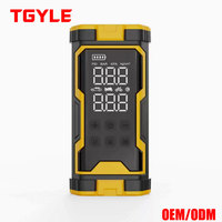 Compresseur d'air numérique portable sans fil rechargeable 12V ABS haute pression 150psi pour voitures/motos/vélos