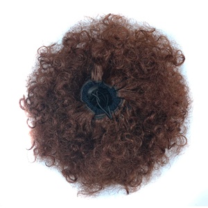 <span class=keywords><strong>Moño</strong></span> sintético afro corto con clip, cola de caballo, extensiones de <span class=keywords><strong>cabello</strong></span> rizado para mujer, piezas de <span class=keywords><strong>moño</strong></span> resistentes al calor. - Product Image 3
