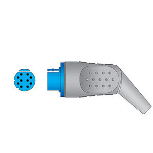 Datex Ohmeda S/5 As/3 Compatibel 10 Pin Connector <span class=keywords><strong>Ecg</strong></span> Kabel Met Leadwires 3 Leads Snap Iec Caremed Fabriek Van Hoge Kwaliteit - Product Image 3