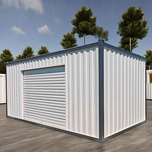 <span class=keywords><strong>Maison</strong></span> mobile CE, <span class=keywords><strong>maison</strong></span> conteneur de forme rectangulaire, portes à volets roulants, design respirant, panneau sandwich pour garage, entrepôt - Product Image 1
