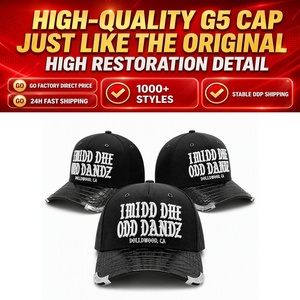 2025 auf Lager: G5 Barbas Bartmützen <span class=keywords><strong>Gold</strong></span> mit Box, bestickte Sportkappen, 5-Panel-Strukturierte A-Frame Snapback Gorras, Barbas Hüte - Product Image 1