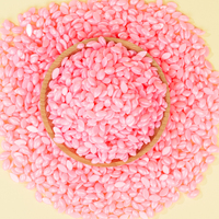 Cera Depilatoria en Gel Dura sin Resina, Aroma Rosa, Glitter Pink Spa Choice, 350g 2.2 LB, para Rostro y Piel Sensible