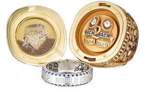 แหวนโลหะที่ระลึกชุดแชมป์เบสบอลลอสแอนเจลิส ดอดเจอร์ส ปี 2025 ล่าสุด ชุดสะสมสำหรับผู้ชาย - Product Image 5