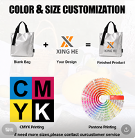 Sac fourre-tout en argent métallisé avec logo personnalisé XingHe, bandoulière réglable, fermeture à pression, sac de shopping