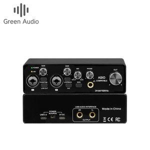 Paling Laris 24-bit rekaman 192KHZ antarmuka Audio ASIO Soundcard latensi rendah untuk GAX-MR22 Studio Podcast - Product Image 2