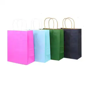Kraft Paper Bag Square Bottom Food Delivery Gift Packaging Tote Recycled Pouches Brown Filter Eco-Friendly Kraft Letter Envelope