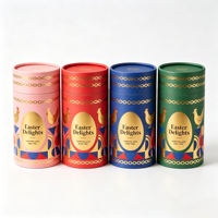Boîte Cadeau Ronde en Carton Personnalisable avec Logo – Emballage pour Parfums, Cosmétiques, Chocolats, Bonbons, Biscuits, Thé, Fêtes et Rangement