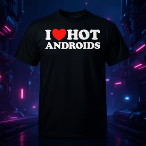 Camiseta de fan de robot IA de ciencia ficción sintético con diseño de androides sexys - Product Image 3