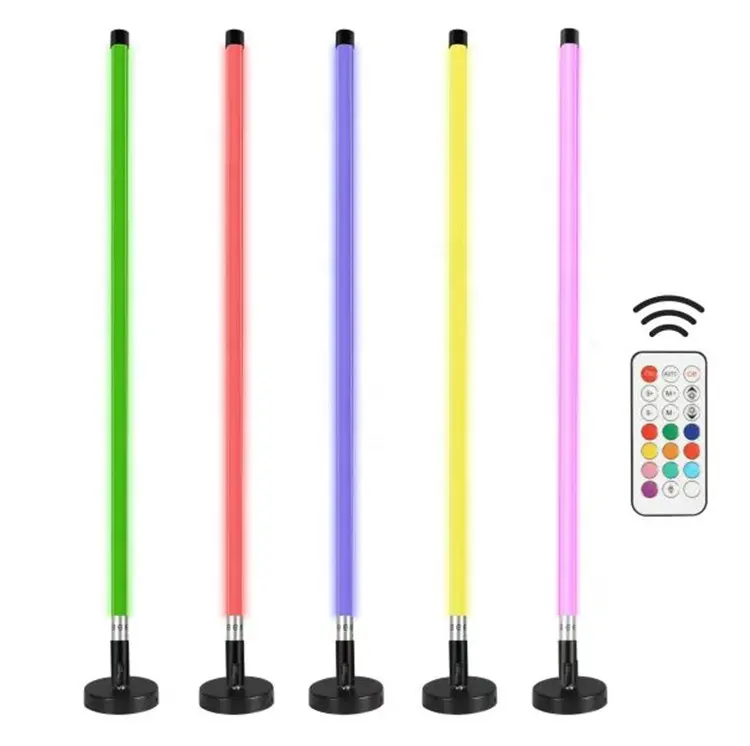 100cm 36W RGB + W iluminação de vídeo de áudio profissional sem fio RGB Video Shooting LED Photography Light com tripé