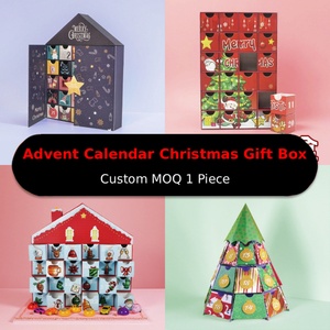 Custom <b>Empty</b> Christmas <b>Gift</b> <b>Box</b> for Countdown Use 24 Days of Christmas Advent Calendar <b>Gift</b> <b>Box</b> - Product Image 2