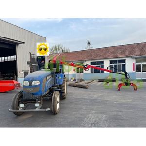 Ce אישר מכונות יערנות מטעין יומן מטעין וקרוון <span class=keywords><strong>3</strong></span> נקודות גיחה היומן עץ הידראולי מנוף עם grapple יומן - Product Image 2