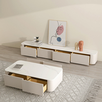 Dessus en bois avec Texture de marbre, minimaliste, bureau, maison, salon, canapé, Table basse de luxe, Table de loisirs, Table à thé