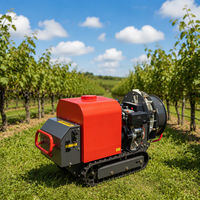 Pulvérisateur agricole sur chenilles UCARRY URS200 200L avec pompe RC, réservoir sous pression 280kg, équipement de verger haute sécurité