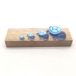 Juguete Sensorial de Color, Mini Tortuga de Dibujos Animados de 4.8cm, Rojo Explosivo, Brilla en la Oscuridad, en Bolsa Ciega, Venta al Por Mayor - Product Image 5