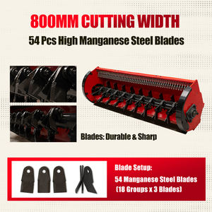 <span class=keywords><strong>Desbrozadora</strong></span> de Control Remoto VORAN de 800 mm, 54 Cuchillas, Híbrida de Gasolina, Cortadora de Cepillo RC para Eliminar Arbustos de 7 cm y Maleza Densa - Product Image 4