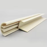 Profils en PVC plastique durables, écologiques et personnalisés à bas prix pour portes et fenêtres dans la conception de bâtiments modernes