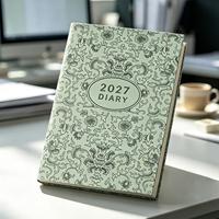 Carnet de notes annuel OEM 2027 à motif vintage avec logo personnalisé pour cadeaux d'entreprise et cadeaux personnels