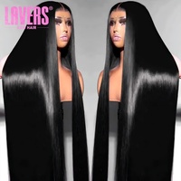 Wig Rambut Asli India Lurus 13x4, Wig Tanpa Lem Full HD dengan Lace Transparan, Wig Rambut Remy Vietnam Lurus, Wig HD Lace