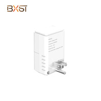 Protecteur de tension pour réfrigérateur 120V 10A AC avec prise, protection contre les surtensions/sous-tensions à temporisation de 3 minutes, affichage LED pour réfrigérateur