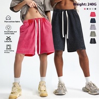 Style japonais à la mode marque hommes été cinq points Shorts lourd lavé flocon de neige vêtements de travail nouvelle poche ample pur coton tricoté