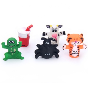 <span class=keywords><strong>De</strong></span> dibujos animados <span class=keywords><strong>de</strong></span> plástico animal dedo títeres diseño OEM juguete animal forma <span class=keywords><strong>de</strong></span> plástico suave <span class=keywords><strong>de</strong></span> títeres <span class=keywords><strong>de</strong></span> dedo - Product Image 2