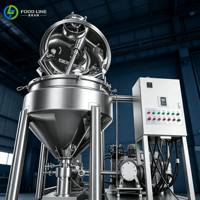 Machine d'émulsification sous vide automatique à cisaillement élevé pour crèmes et lotions cosmétiques