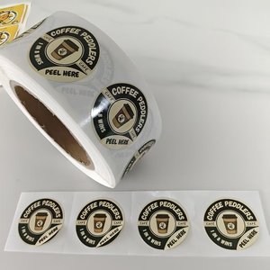 宝くじ二重層防水エコフレンドリー粘着ステッカー ラッキー抽選二層ピールアンドリビールプロモーションラベルステッカー - Product Image 1