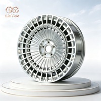 عجلات كروم مطروقة متعددة الأذرع مقاس 18 و19 و20 بوصة، 5x112 و5x114.3، ET35، جنوط سيارات فاخرة من الألومنيوم المطروق