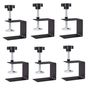 Mẫu phần cứng tủ, đồ gá phổ quát hình chữ C, kẹp cố định ngăn kéo <span class=keywords><strong>2</strong></span> mảnh, được sử dụng để lắp đặt núm - Product Image 3