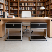 Mini-coffre de rangement moderne en acier inoxydable, facile à assembler et connectable, pour chambre et salle à manger, idéal pour lingerie et bijoux