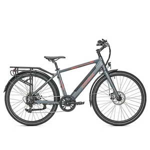 Vélo électrique de ville léger à grande roue avec assistance au pédalage intelligente, batterie intégrée 36V14Ah, écran LCD, Shimano 7 vitesses - Product Image 2
