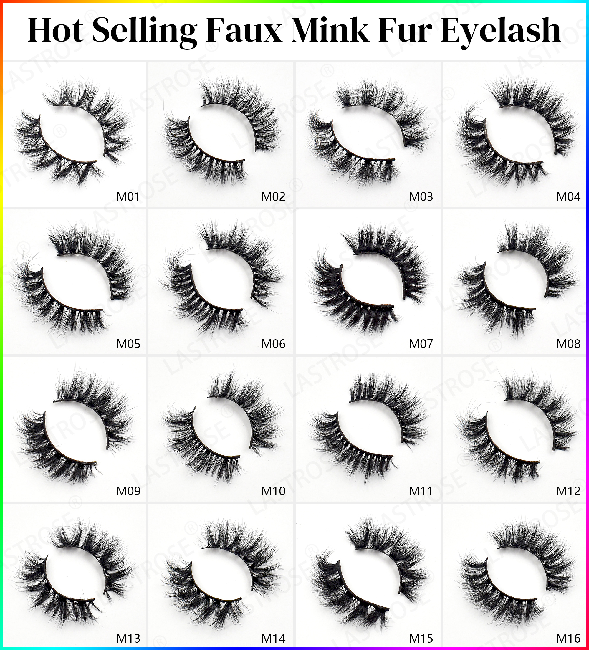 lashes set with box