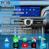 اجهة تشغيل سيارة أندرويد Lsailt qualm 8G لـ Lexus RC200T RC300H RCF RC350-ify حل آلي أندرويد ، NetFlx ، سبوتيفاي