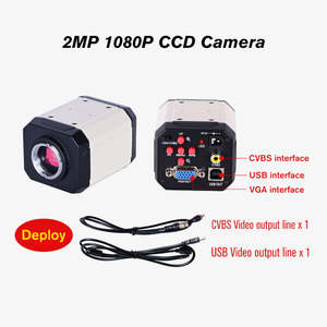 SCIEDUモバイル修理顕微鏡1080P USBカメラ + 180X Cマウントレンズ + 金属エテレクトロニック化合物顕微鏡はんだ付け用 - Product Image 2