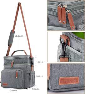 Bolsa de Almuerzo de Muestra Gratuita, Bolsa de Transporte para Picnic, Bolsa Térmica, Bolsa de Almacenamiento de Almuerzo Conveniente para Estudiantes - Product Image 3