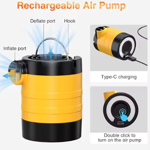 Ultra Compact Portable Mini USB Rechargeable Pompe À Air Sans Fil <span class=keywords><strong>pour</strong></span> Gonfler Piscines Camping <span class=keywords><strong>Matelas</strong></span> Fabriqué En Plastique - Product Image 2