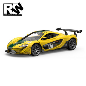 Juguetes autorizados de RW Toys Factory, coche de carreras Slide <span class=keywords><strong>F1</strong></span>, juguete de coche de Fórmula Uno de la serie McLaren P1 <span class=keywords><strong>GTR</strong></span>, de aleación fundida a presión a escala 1/32, para niños. - Product Image 2