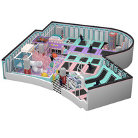 Beidile Amusement Climbing Wall Free Jumping Commercial Adult Playground Indoor Trampoline Park Indoor Playground