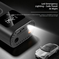 Inflador de Neumáticos Inalámbrico Ultraligero de 375g, Bomba de Aire de 150 PSI con Pantalla Digital, Recargable por USB para Auto, Motocicleta, Balón, Regalo