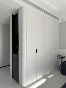 Элитный шкаф-купе из массива дерева на заказ в европейском современном стиле, прочный шкаф для спальни - Product Image 2