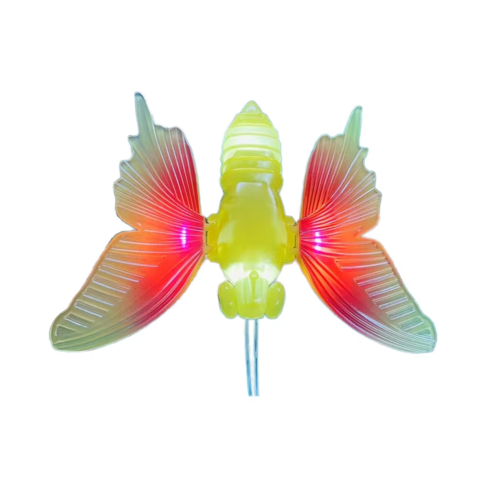 Modern Solar LED IP65 Landscape Garden Lamp with Butterfly Design Outdoor Decor Light
